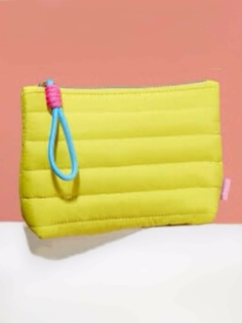 Quilted Yellow Puffer Ipsy Glam Bag On The Bright Side March 2023 *NEW!
